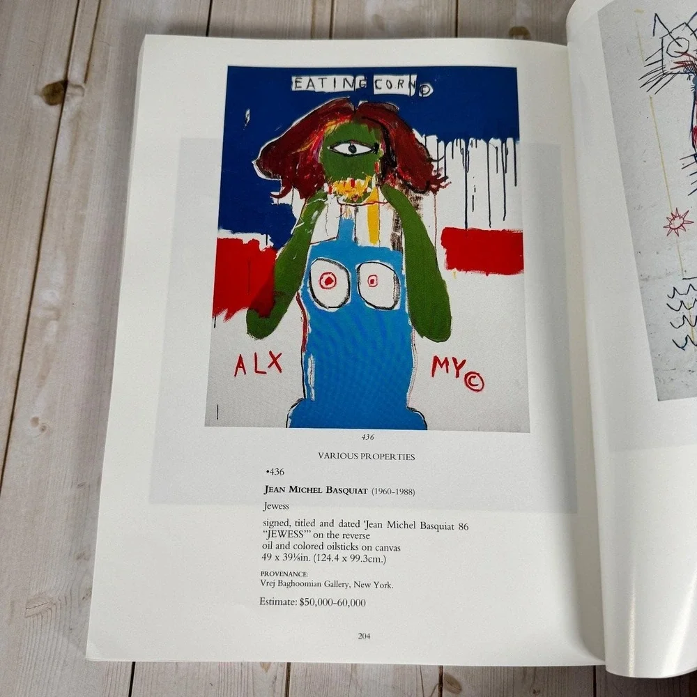 Christie's Contemporary Art Auction Catalog Part II 1997 Warhol Basquiat